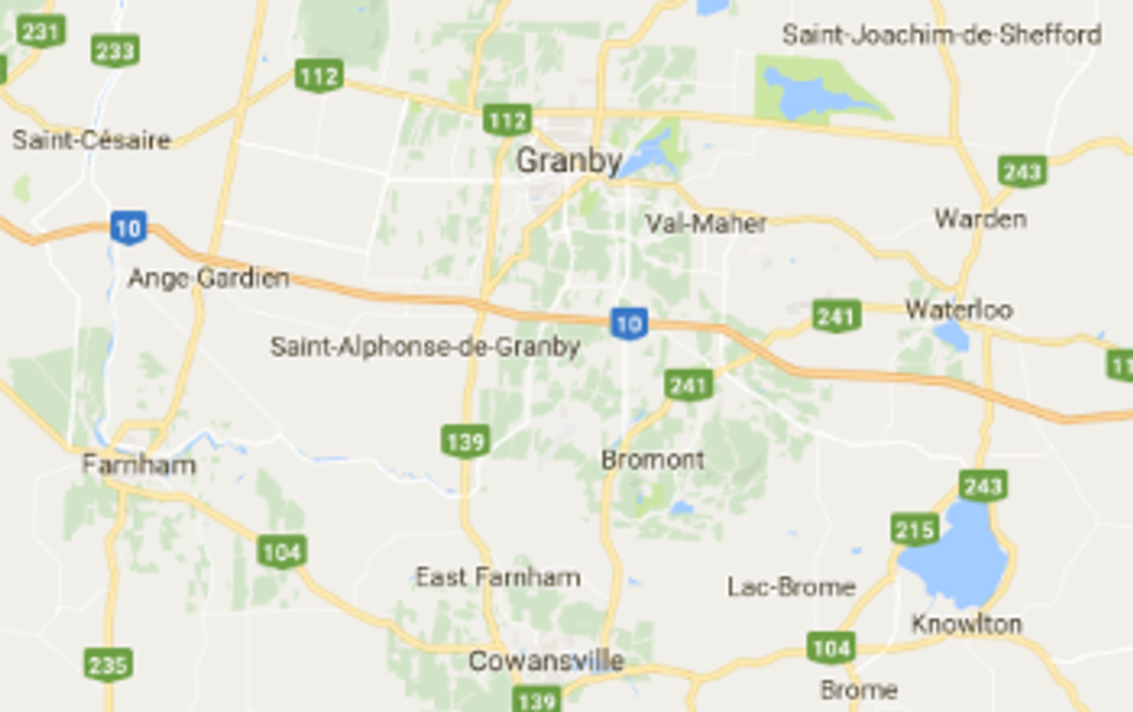 Granby, Cowansville et région